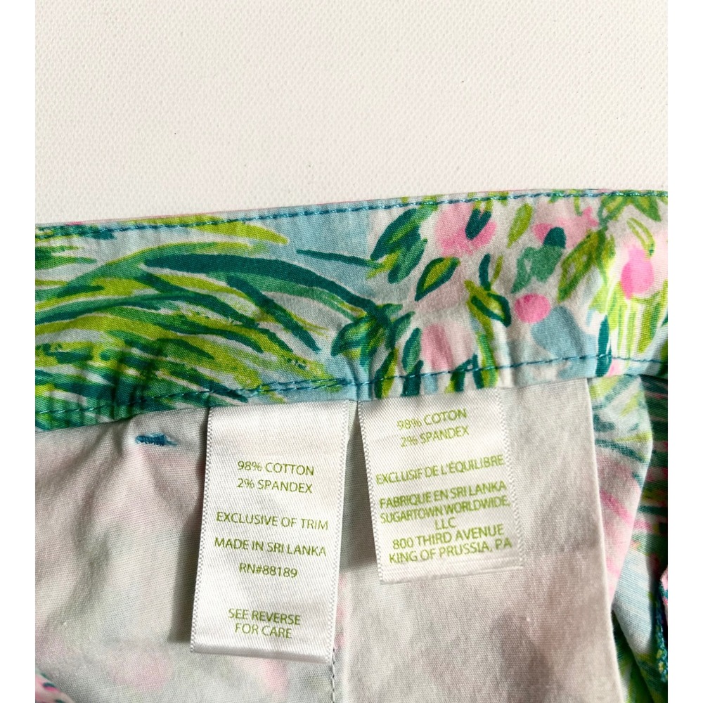 Lilly Pulitzer Buttercup Scallop Hem Shorts, Size 10, Pink Flamingo - Picture 5 of 6